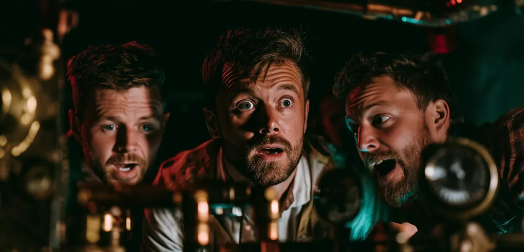 Group of friends at the escape room in Cologne