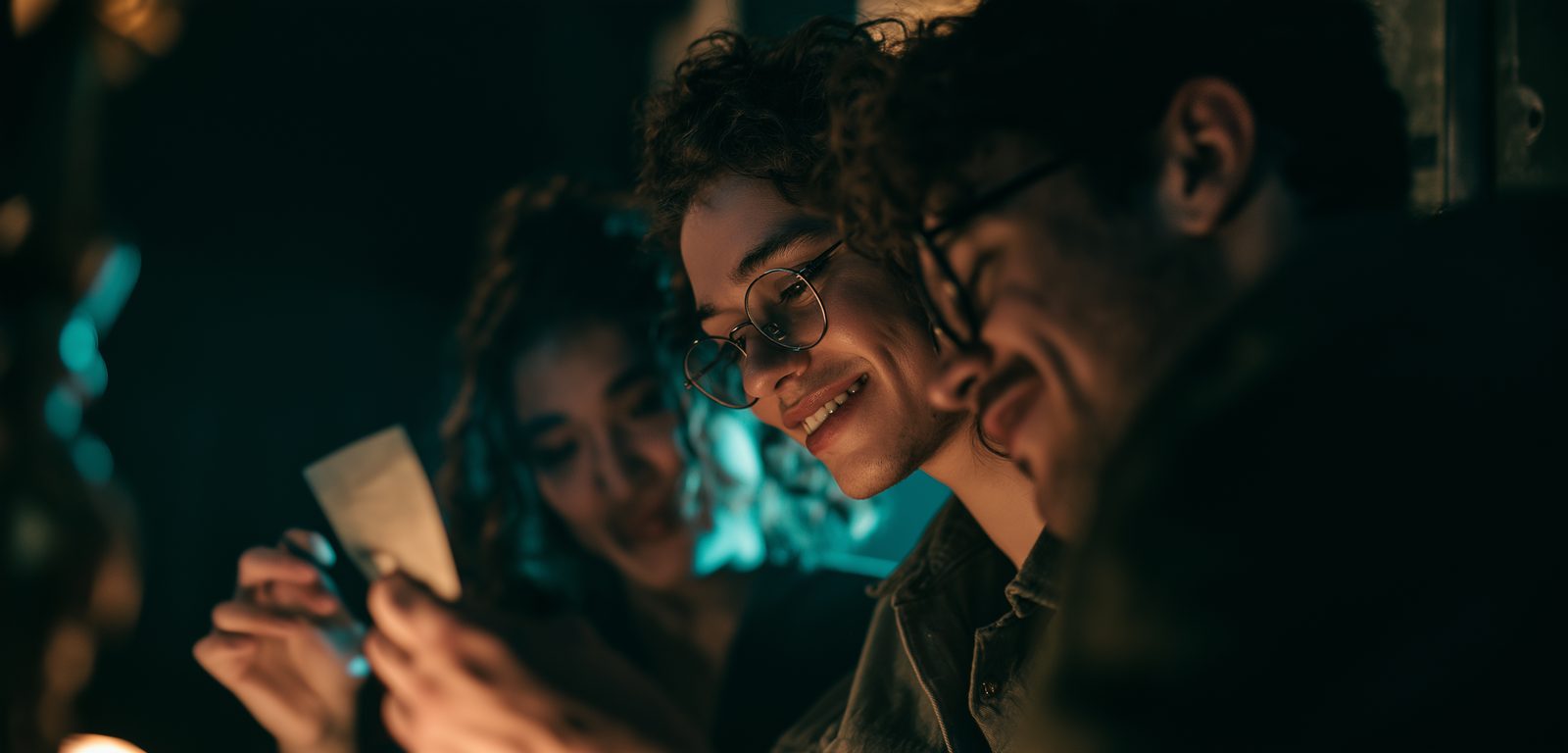 Couple solving a puzzle together at the escape room in Cologne