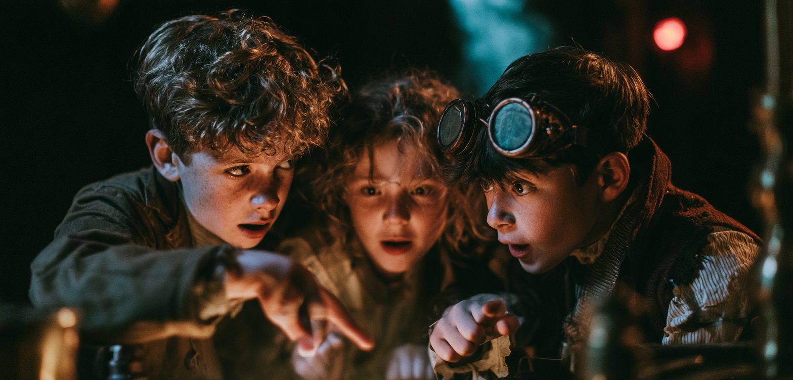 Kinder feiern Kindergeburtstag im Escape Room Köln